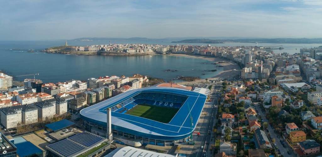 拉科鲁尼亚Apartamento Costa Riazor Coruna公寓 外观 照片