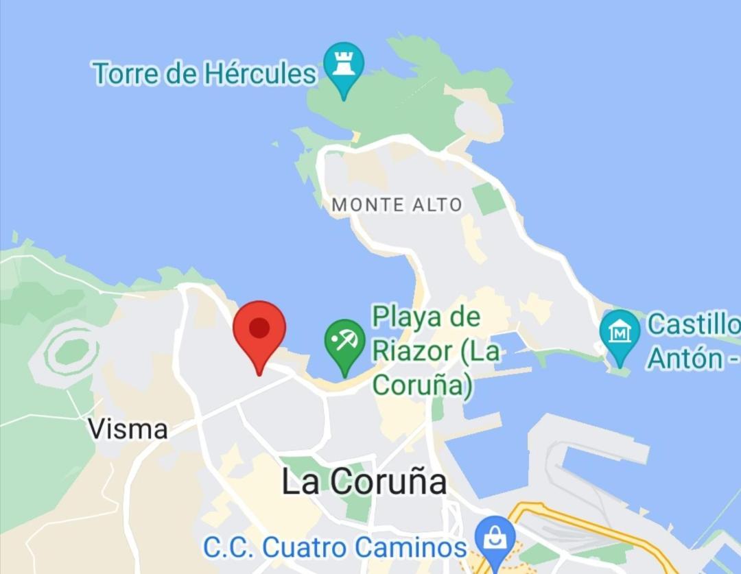 拉科鲁尼亚Apartamento Costa Riazor Coruna公寓 外观 照片